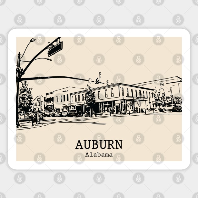 Auburn - Alabama Sticker by Lakeric